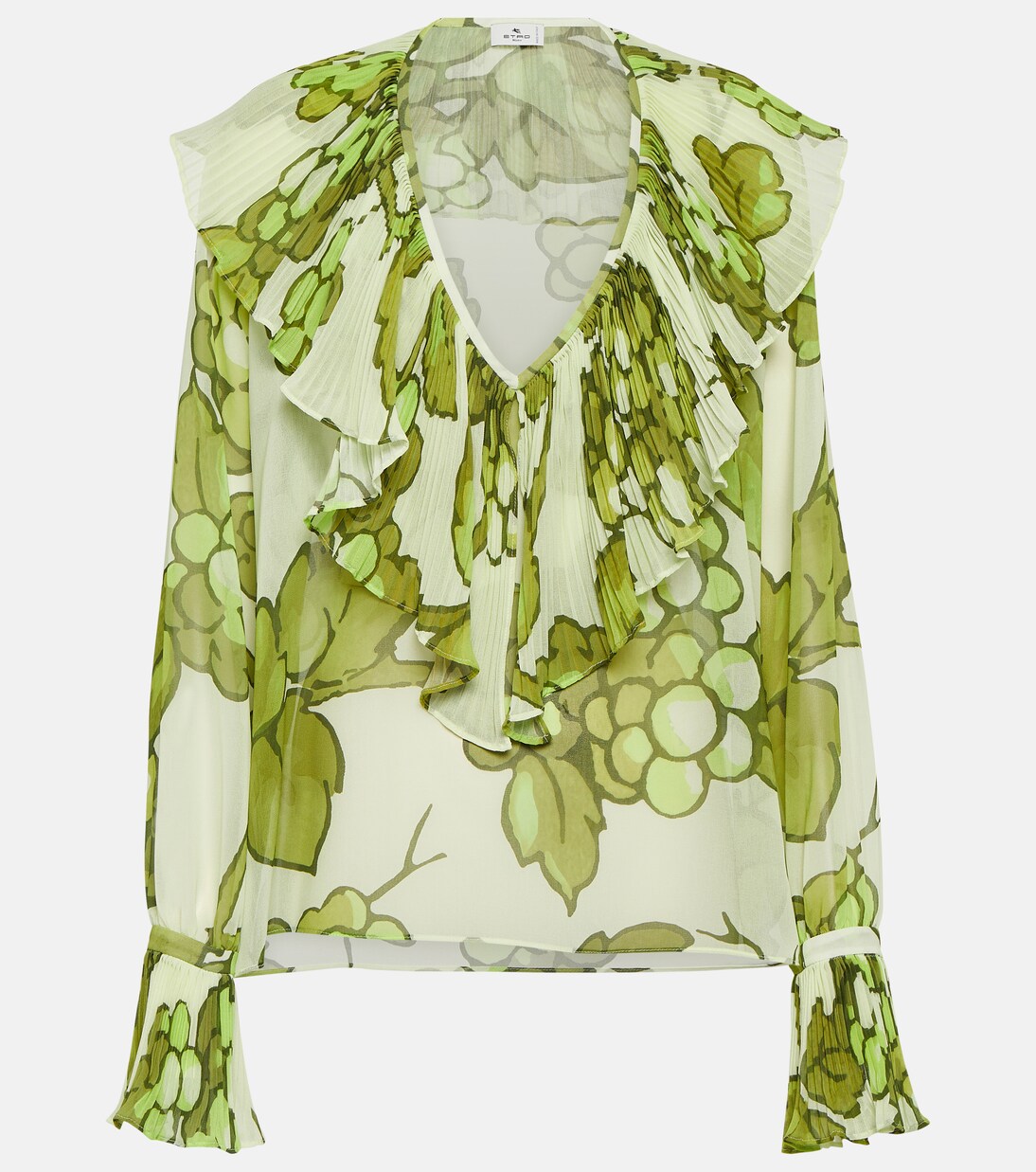 Top estampado con volantes | Etro