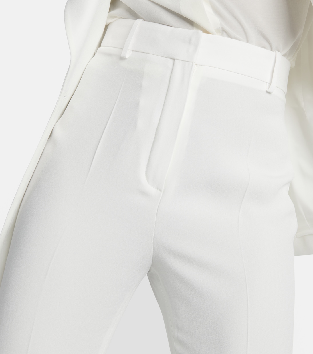 Pantaloni flared in cady a vita alta | Nina Ricci