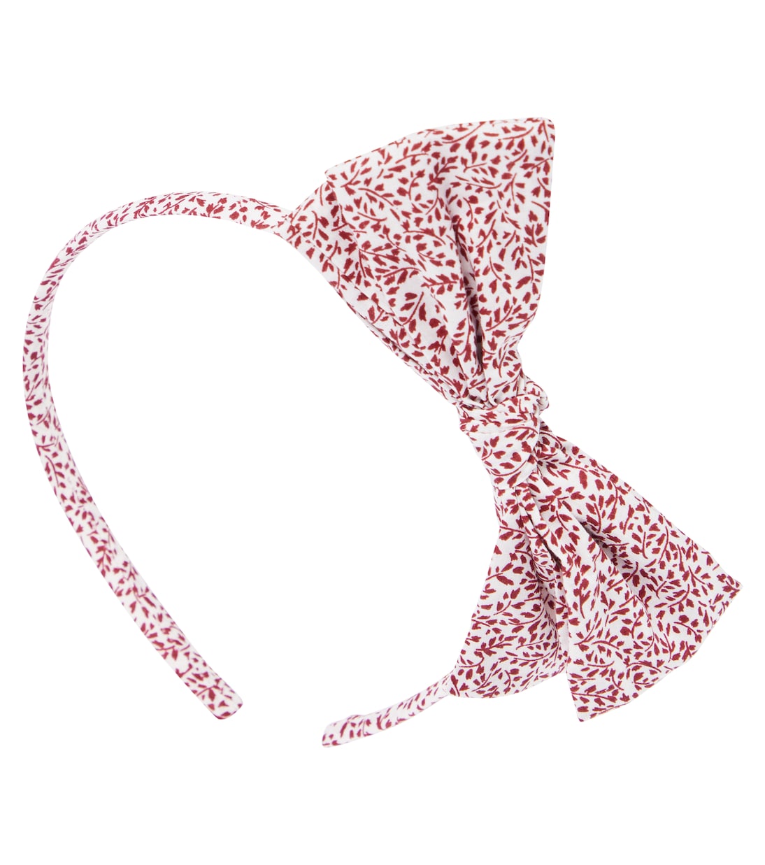Cerchietto in cotone con fiocco | Bonpoint