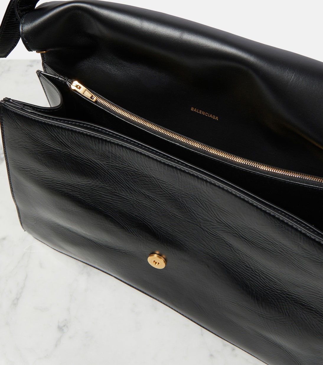 Borsa a spalla Crush Large in pelle | Balenciaga