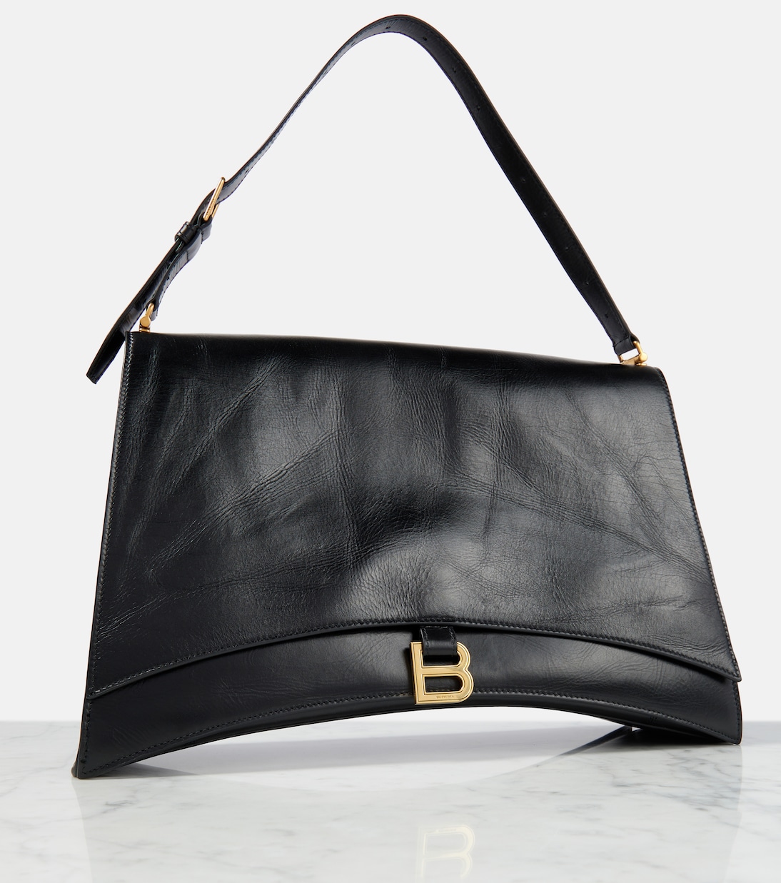 Borsa a spalla Crush Large in pelle | Balenciaga