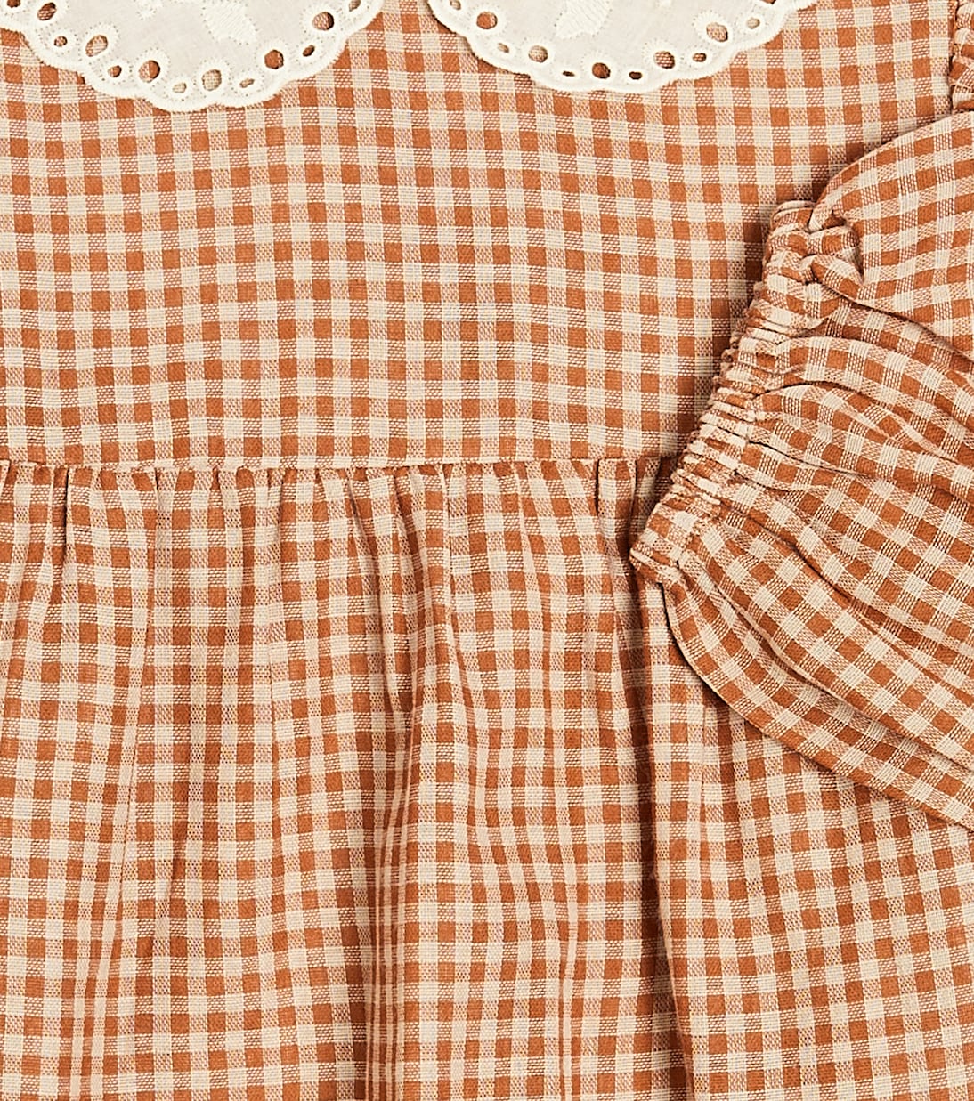 Frankie checked cotton blouse | C'era Una Volta