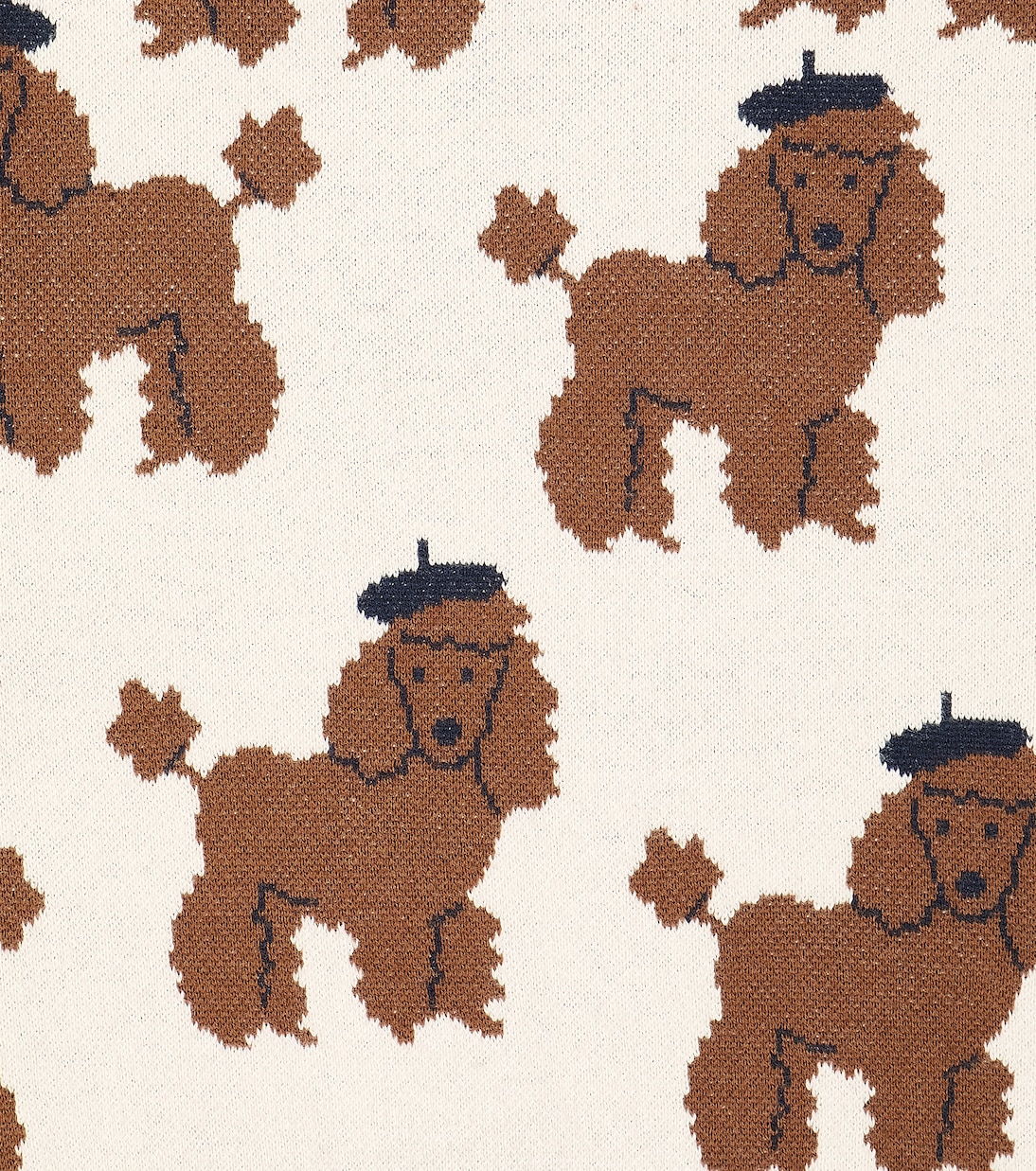 Tiny Poodle cotton-blend sweater | Tinycottons