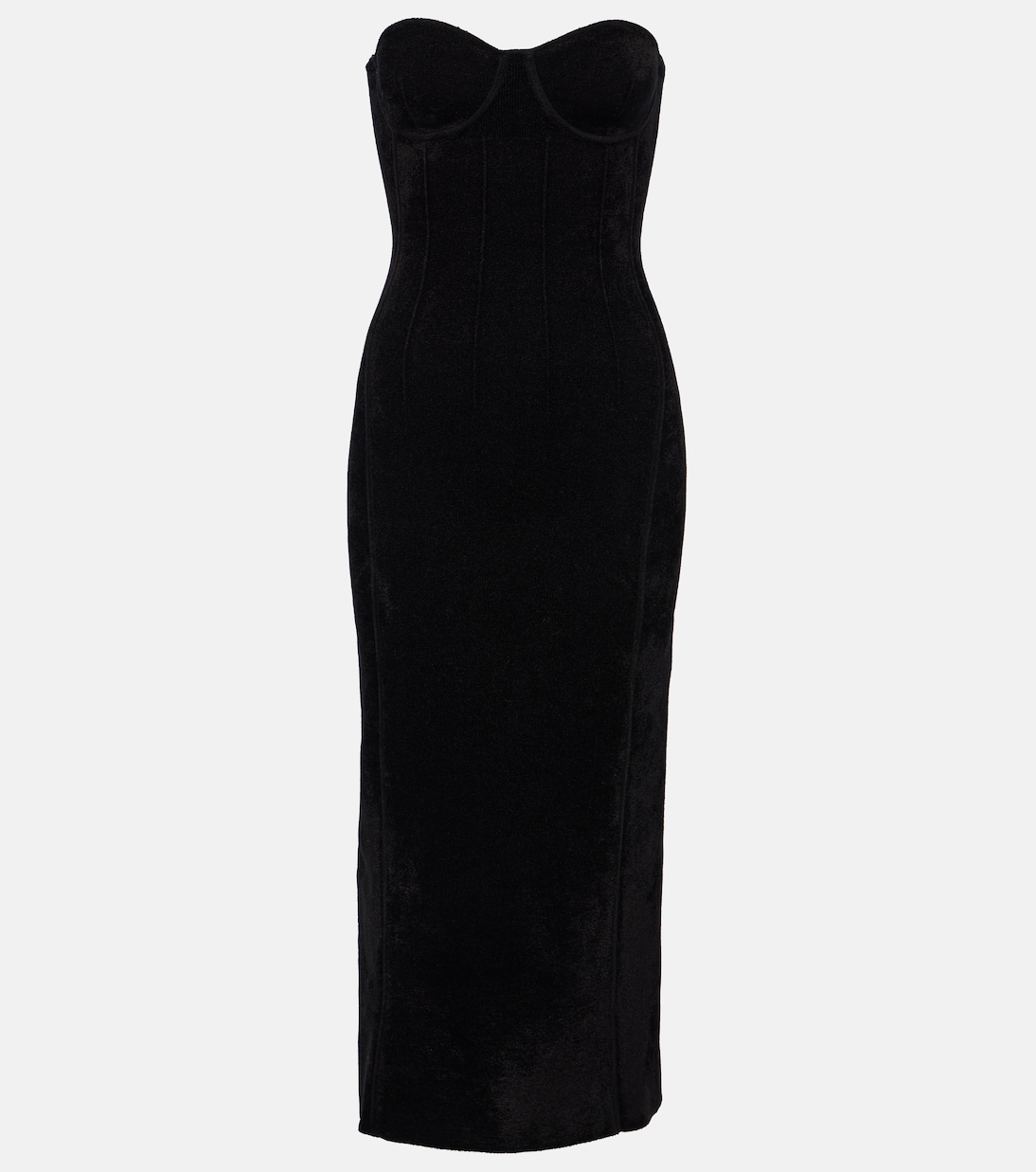 Midikleid Titania aus Samt | Galvan