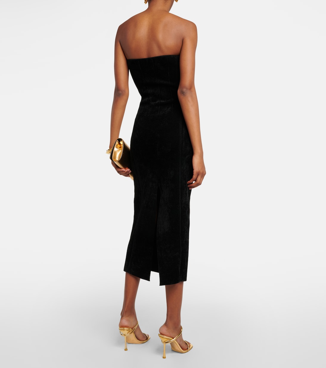 Midikleid Titania aus Samt | Galvan