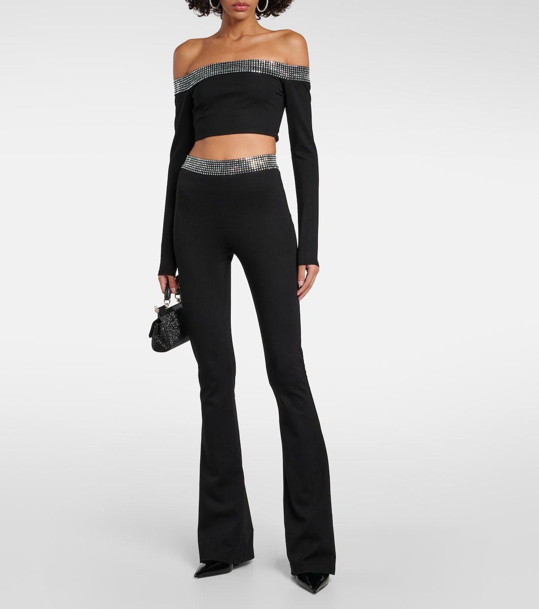 Crystal-embellished crop top | David Koma