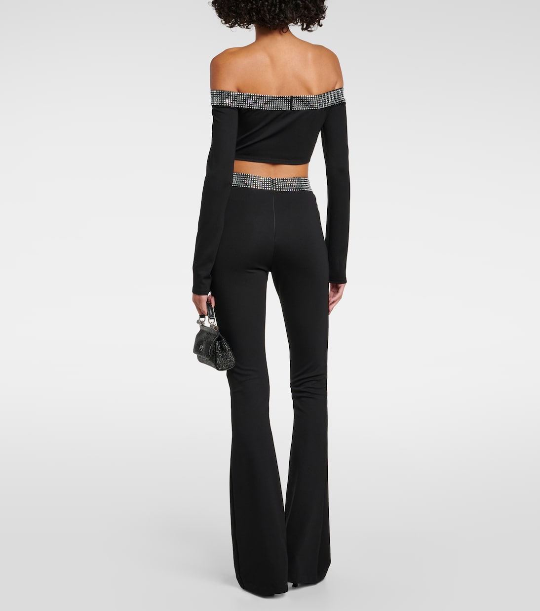 Crystal-embellished crop top | David Koma