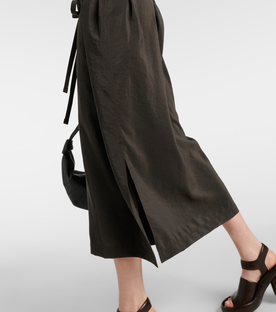 Robe chemise en soie mélangée | Lemaire