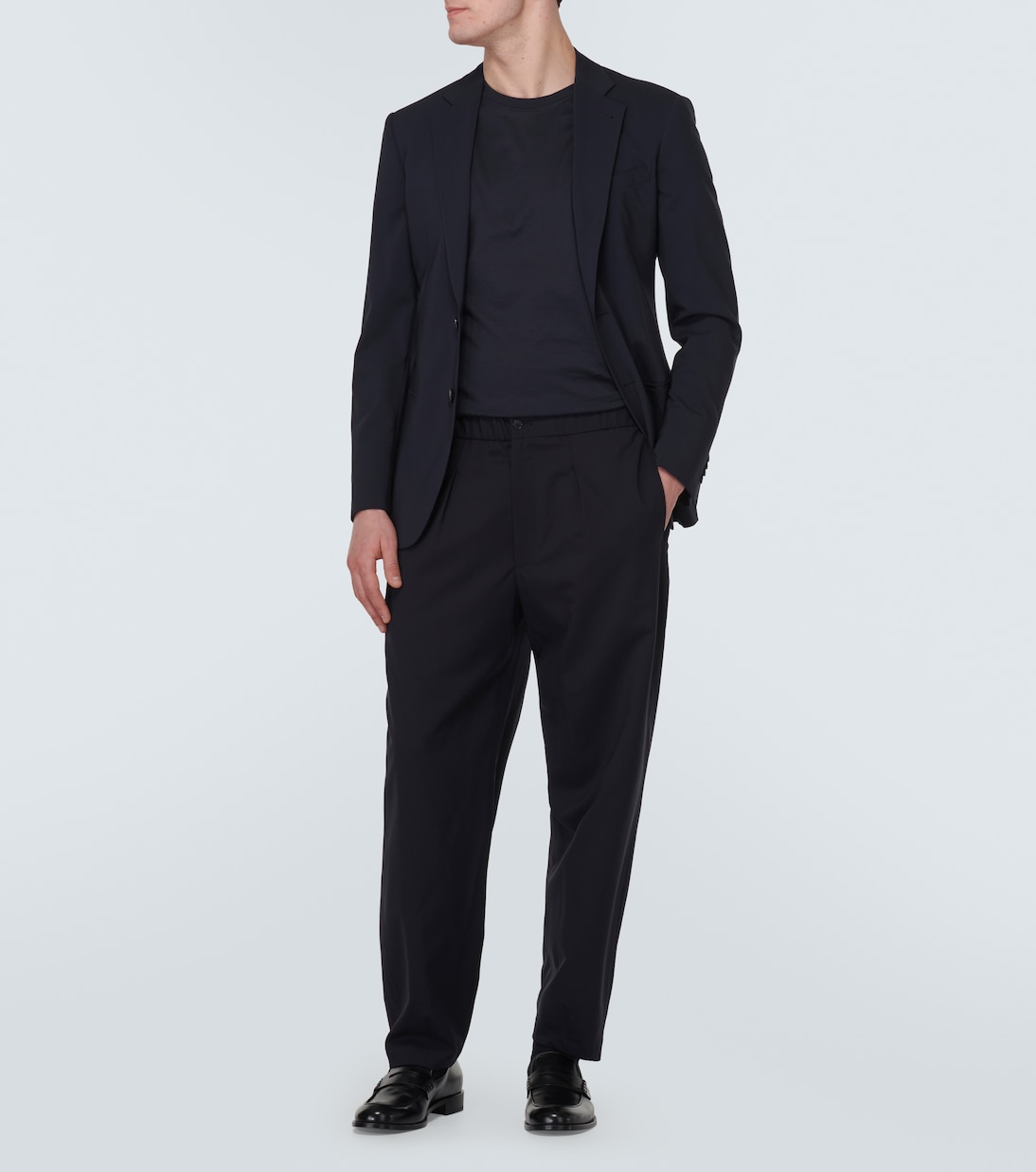 Loafers aus Leder | Giorgio Armani