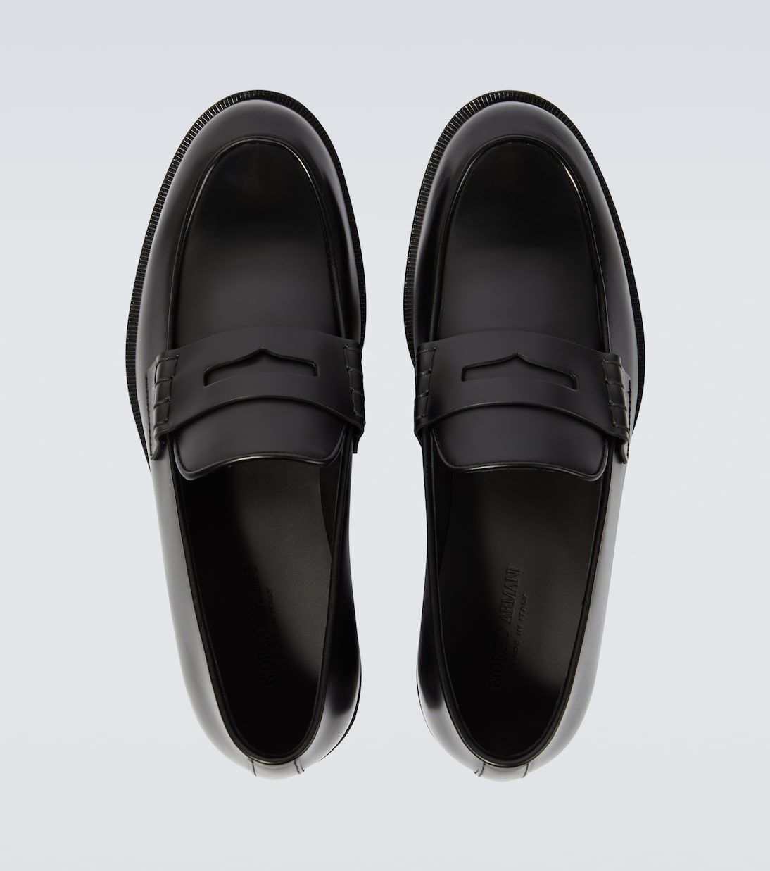 Loafers aus Leder | Giorgio Armani