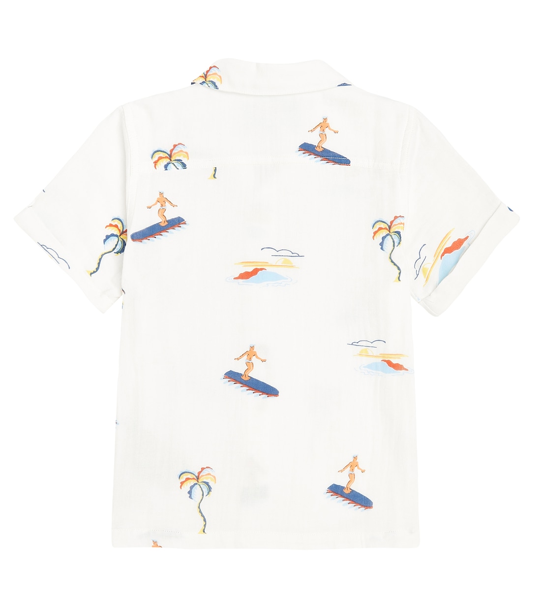 Camicia da bowling in cotone con stampa | Scotch & Soda Kids