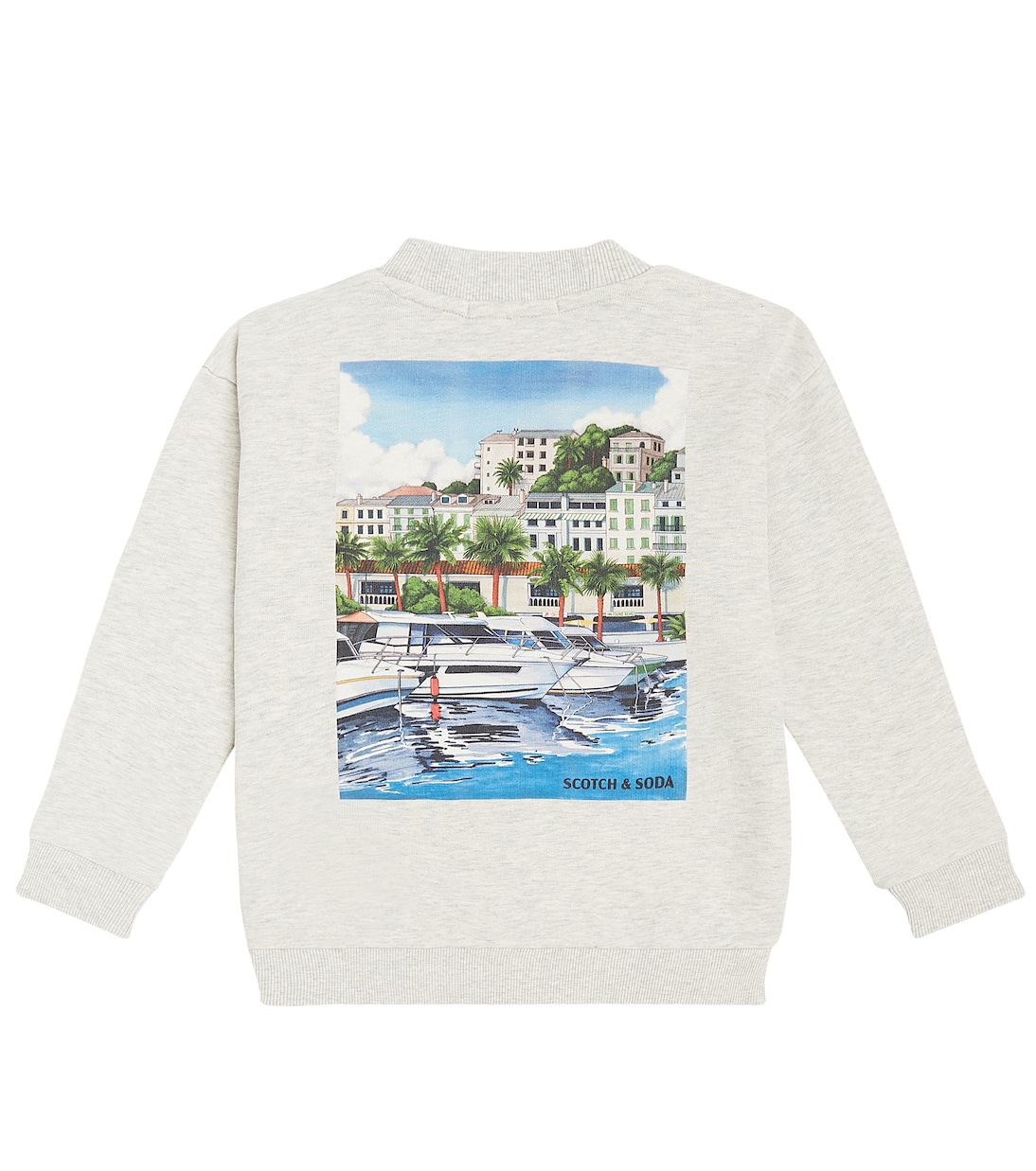 Sudadera de jersey de algodón estampada | Scotch & Soda Kids