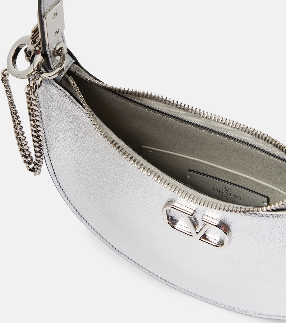 VLogo Signature Mini leather shoulder bag | Valentino Garavani