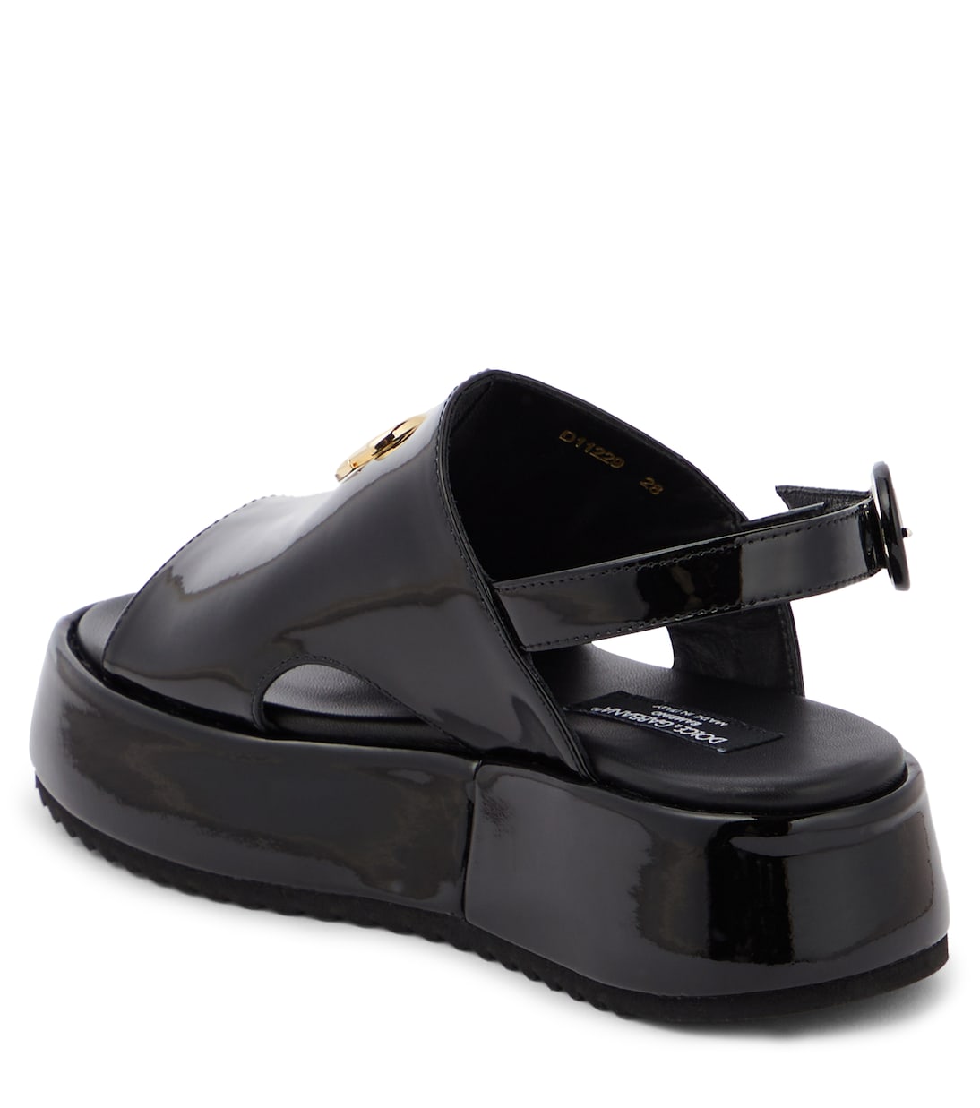 Sandali in vernice con platform | Dolce&Gabbana Kids