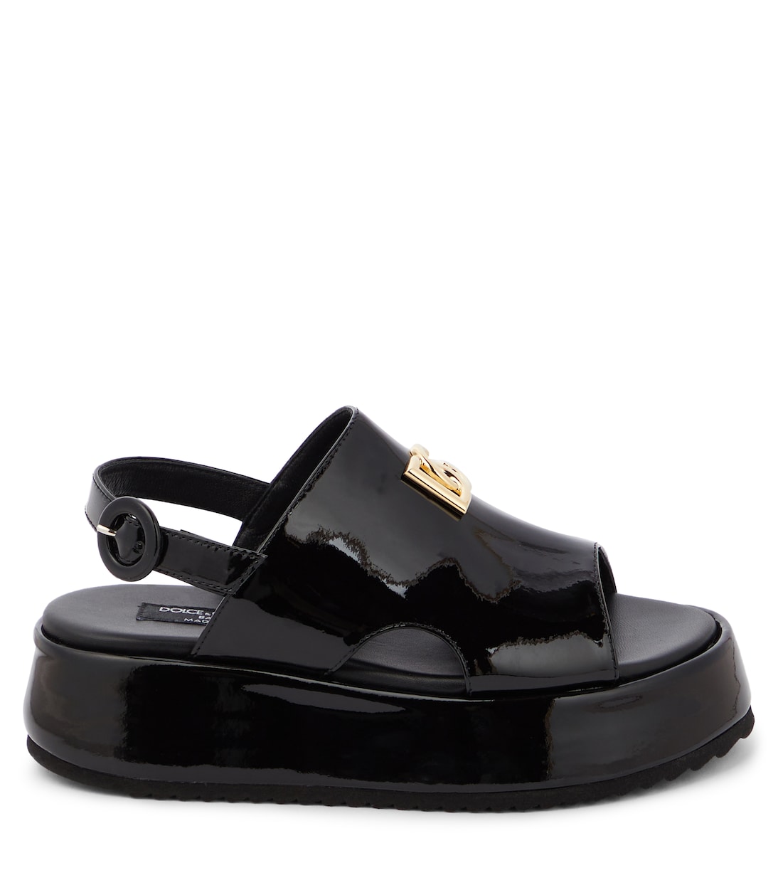 Sandali in vernice con platform | Dolce&Gabbana Kids