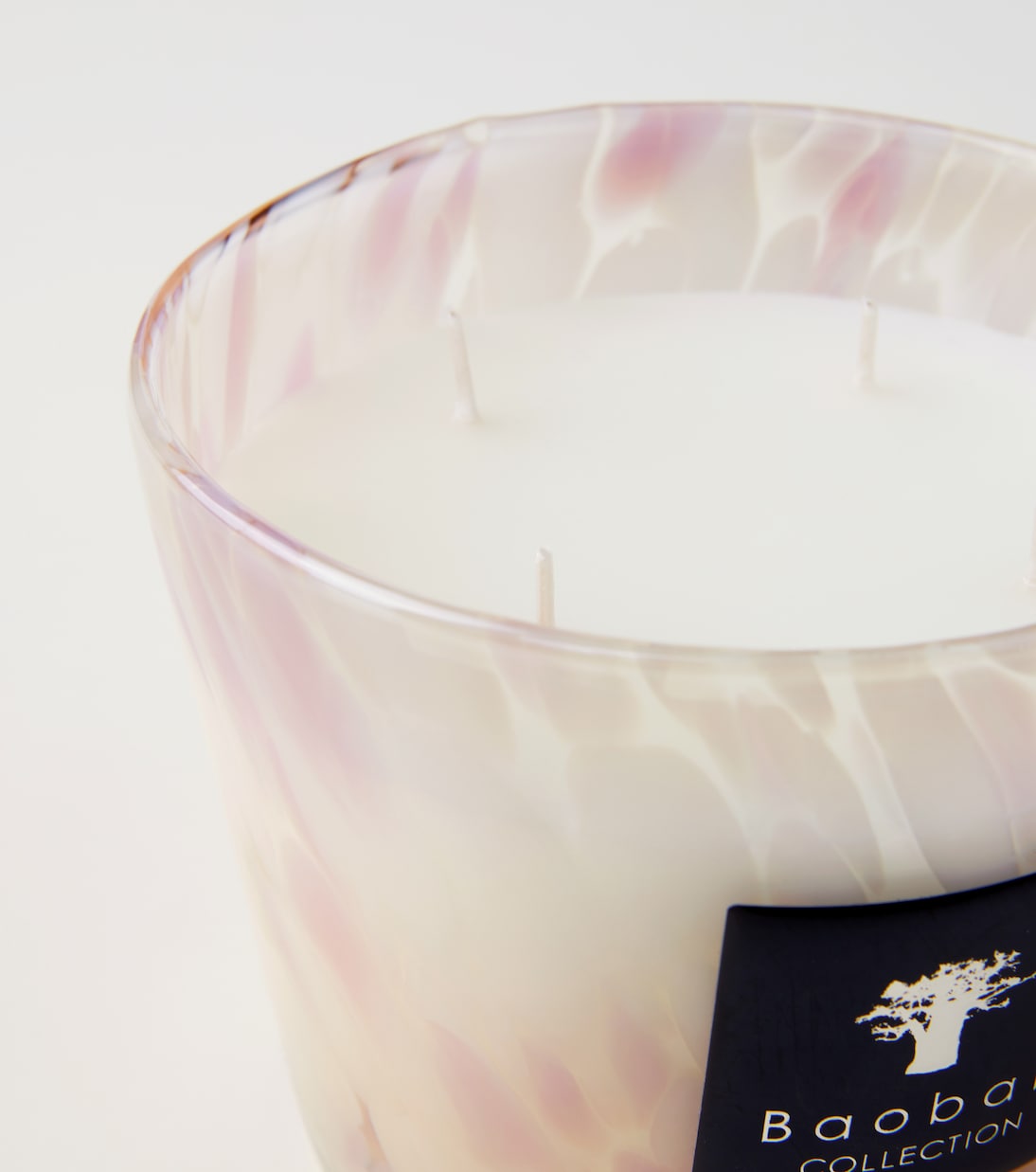 Vela aromática Pearls White pequeña | Baobab Collection