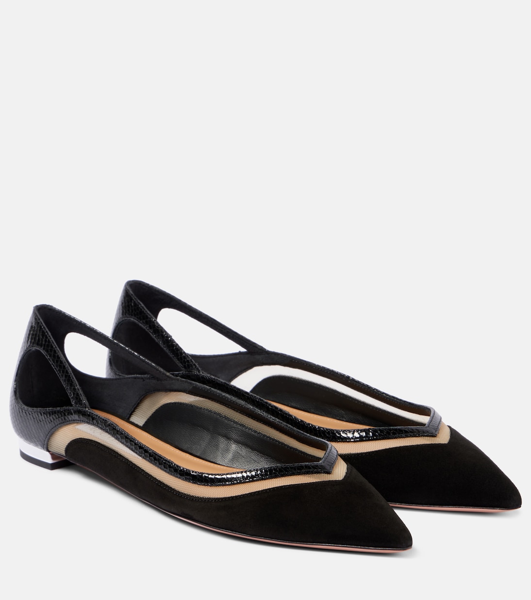 Ballerine Cinemax in suede | Aquazzura