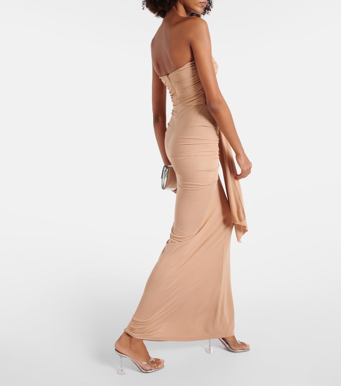Bezel Quartz sash maxi dress | Christopher Esber