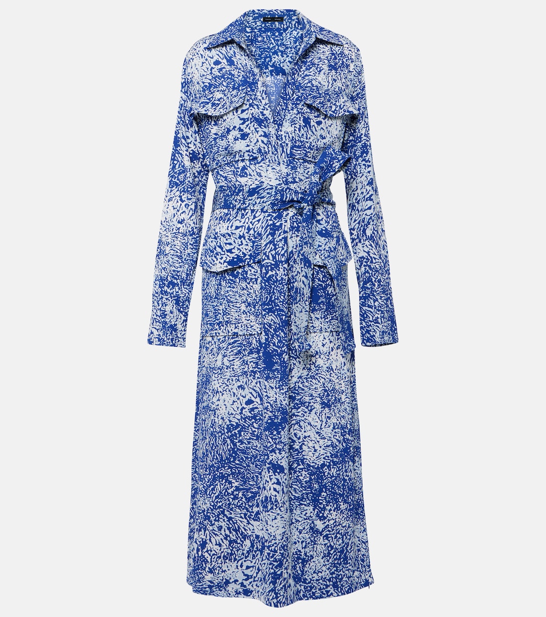 Abito chemisier Vanessa con stampa | Proenza Schouler