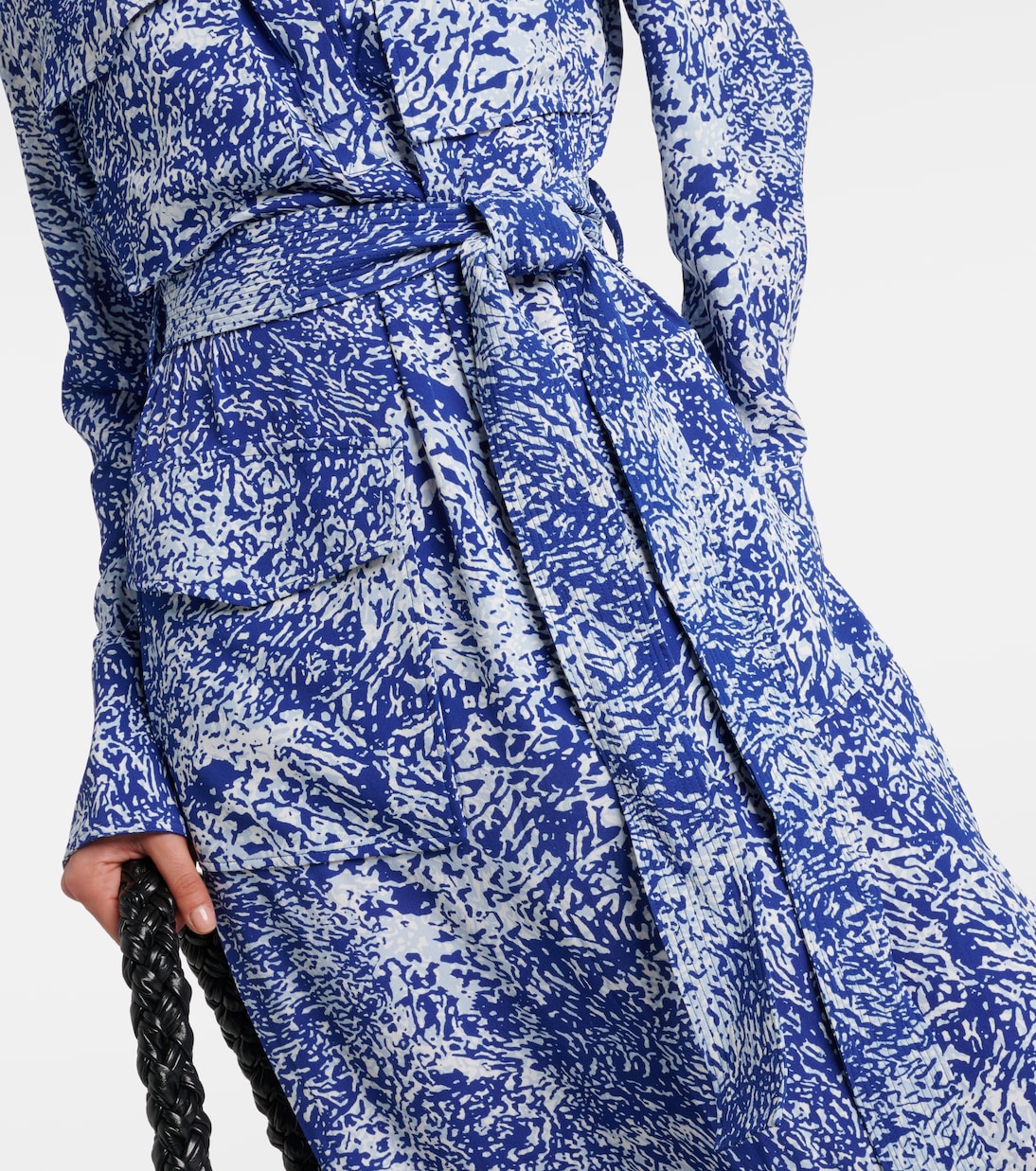 Abito chemisier Vanessa con stampa | Proenza Schouler