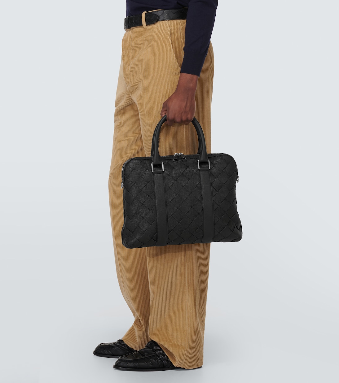 Ventiquattrore Slim in pelle  | Bottega Veneta