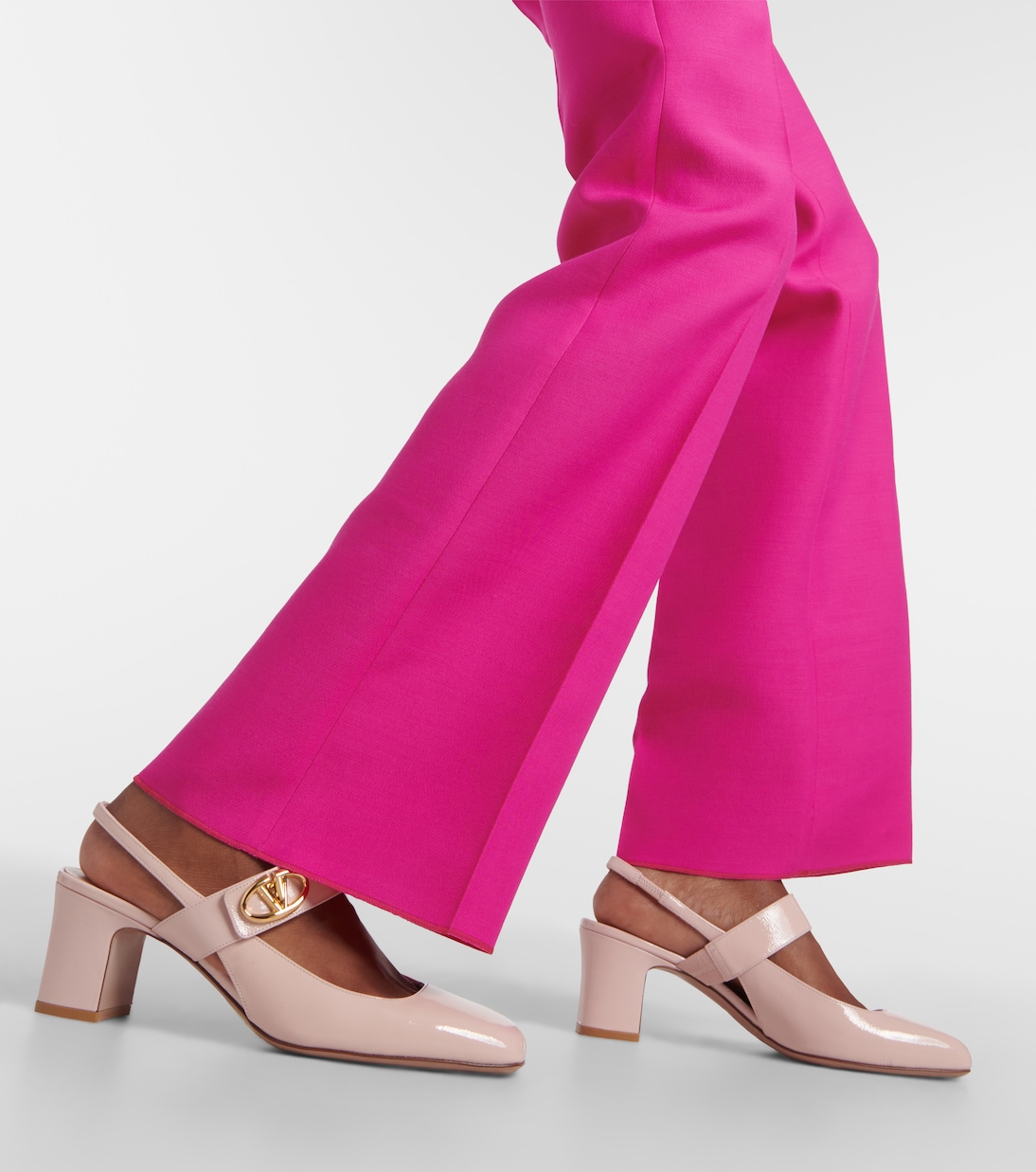 Pumps slingback Mary Jane in pelle | Valentino Garavani