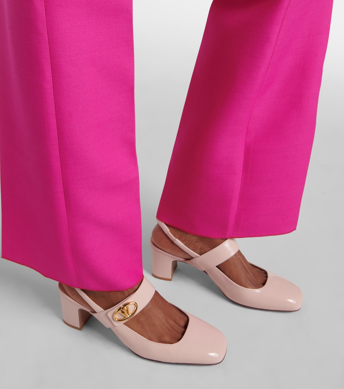 Pumps slingback Mary Jane in pelle | Valentino Garavani