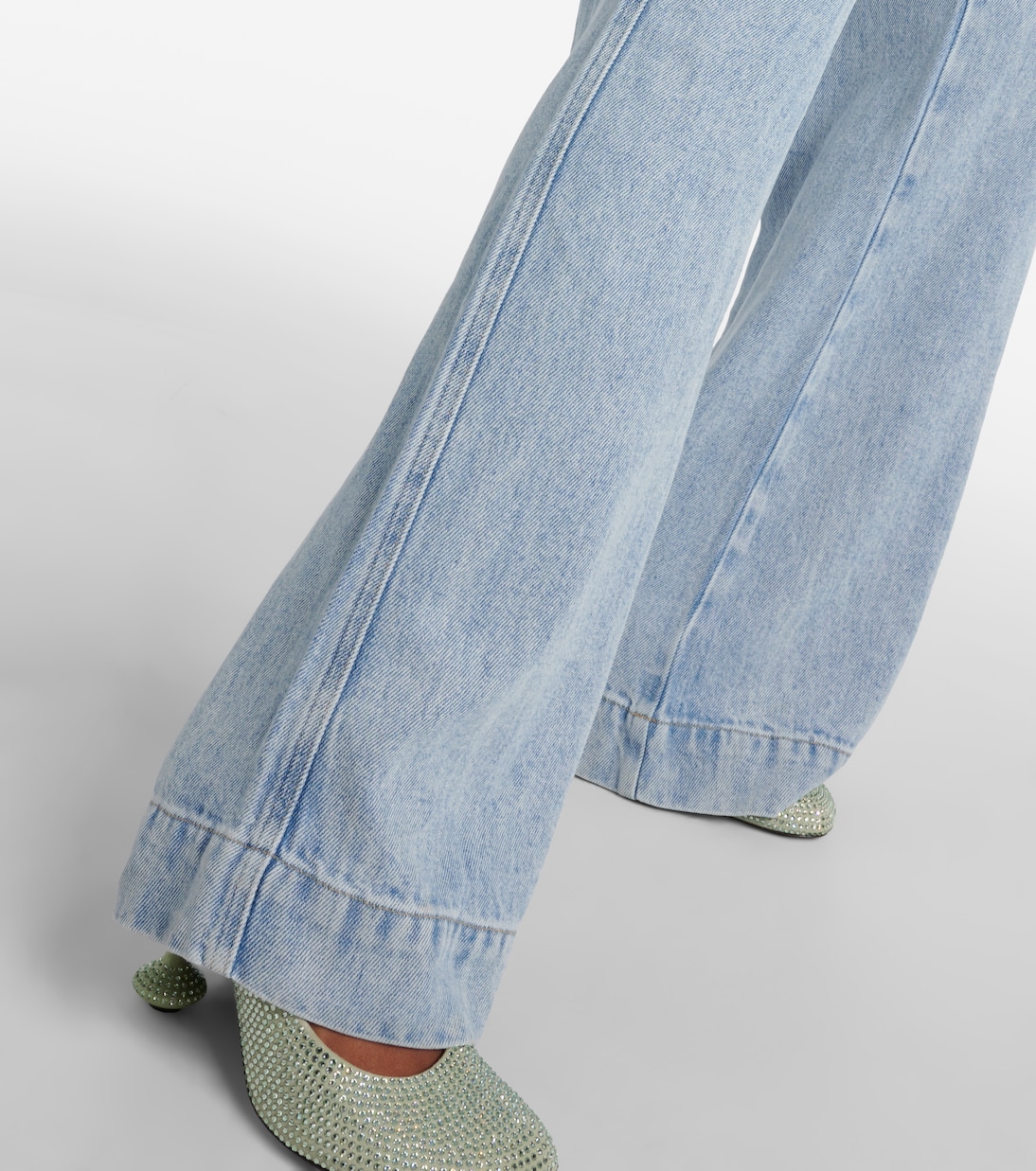 Mono de denim plisado | 7 For All Mankind