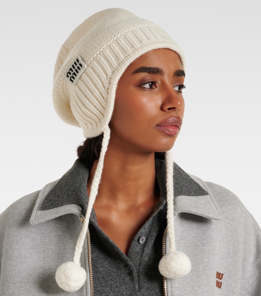 Wool and cashmere beanie | Miu Miu