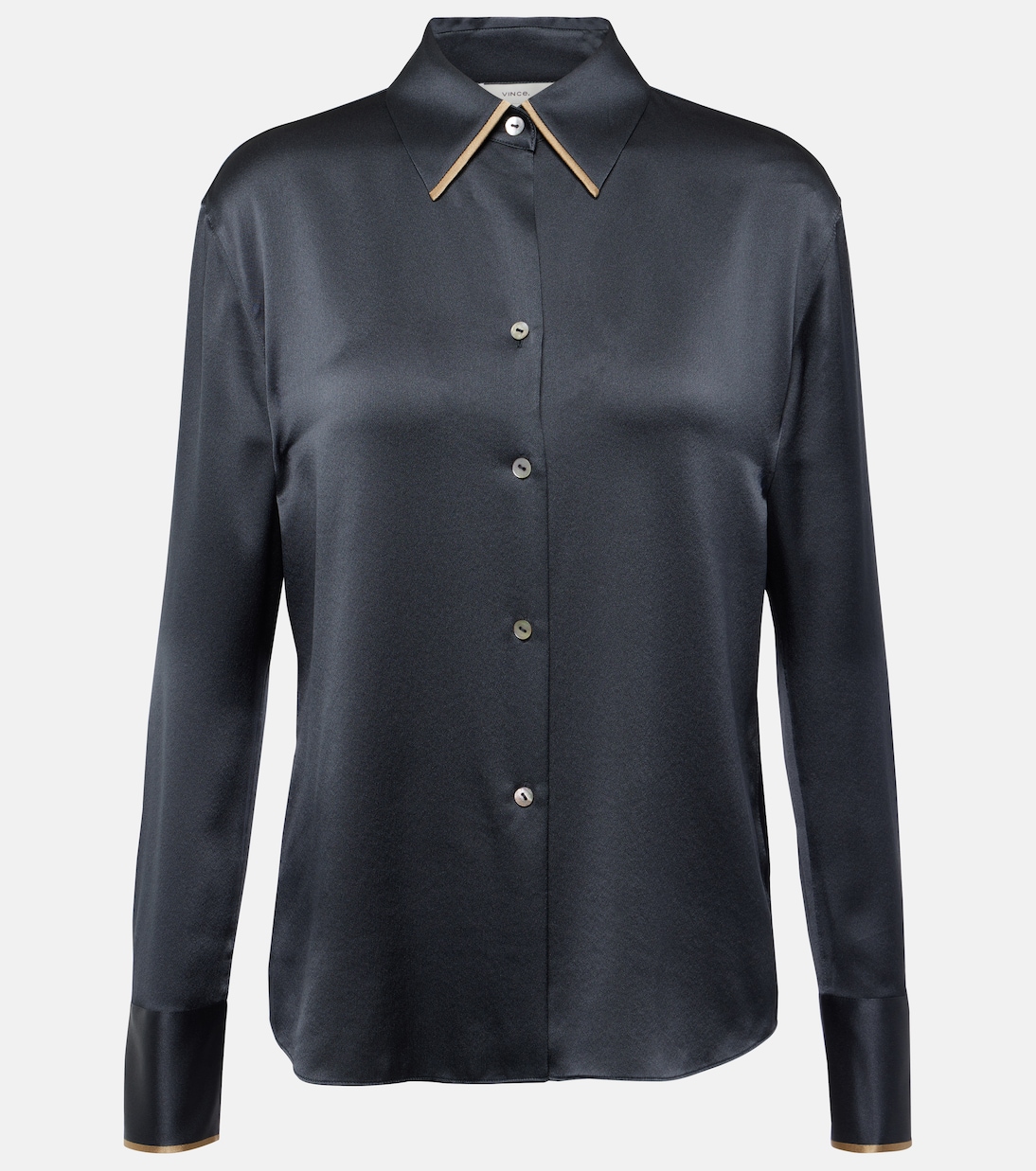 Camicia in raso di seta | Vince