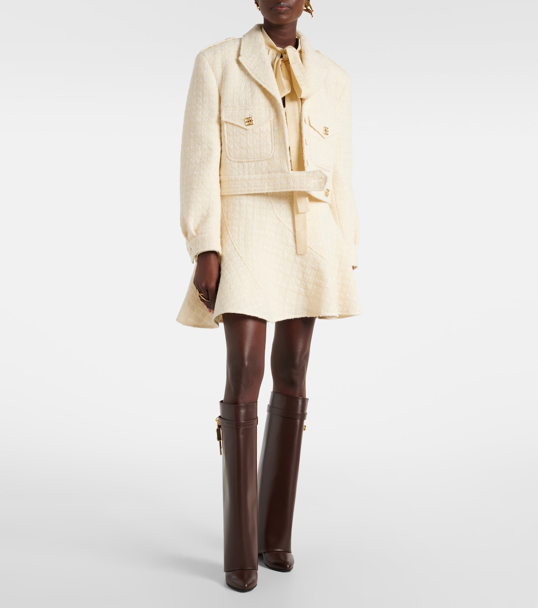 Stivali Shark Lock in pelle | Givenchy