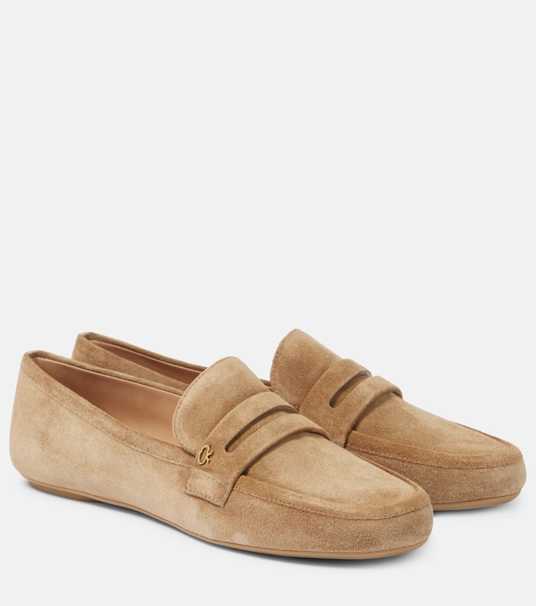 Giorgia suede penny loafers | Gianvito Rossi