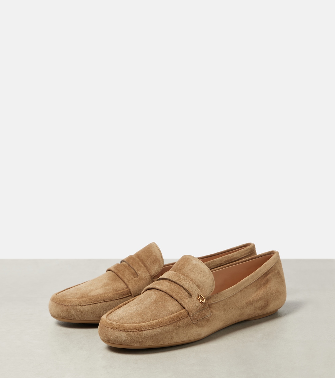 Giorgia suede penny loafers | Gianvito Rossi