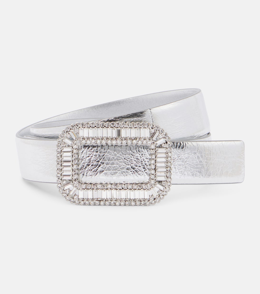 Pilgrim metallic leather belt | Roger Vivier