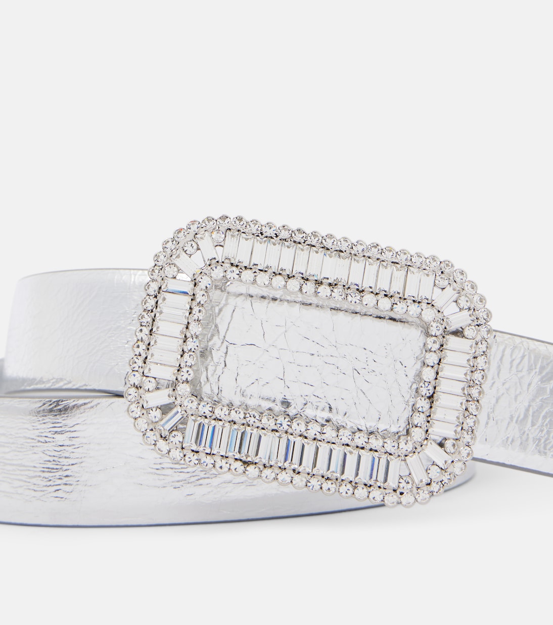 Pilgrim metallic leather belt | Roger Vivier