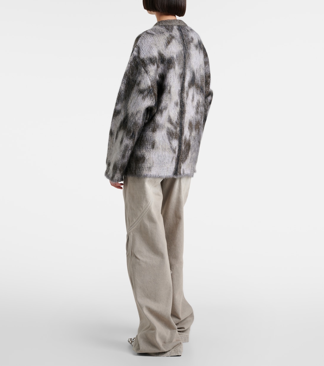 Pull en jacquard à motif léopard | The Attico