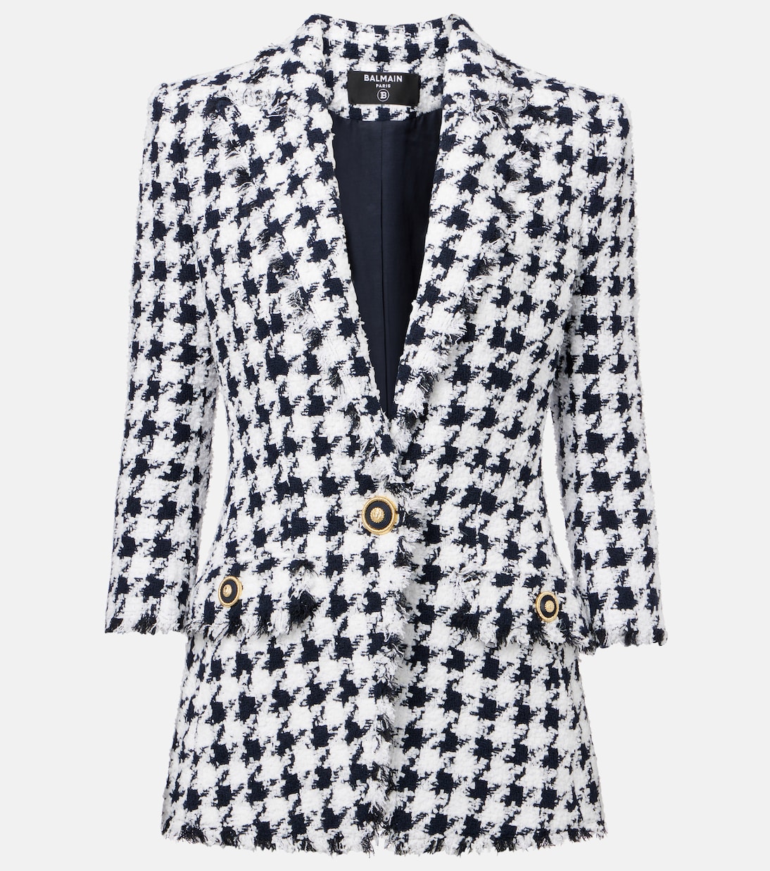 Houndstooth tweed blazer | Balmain