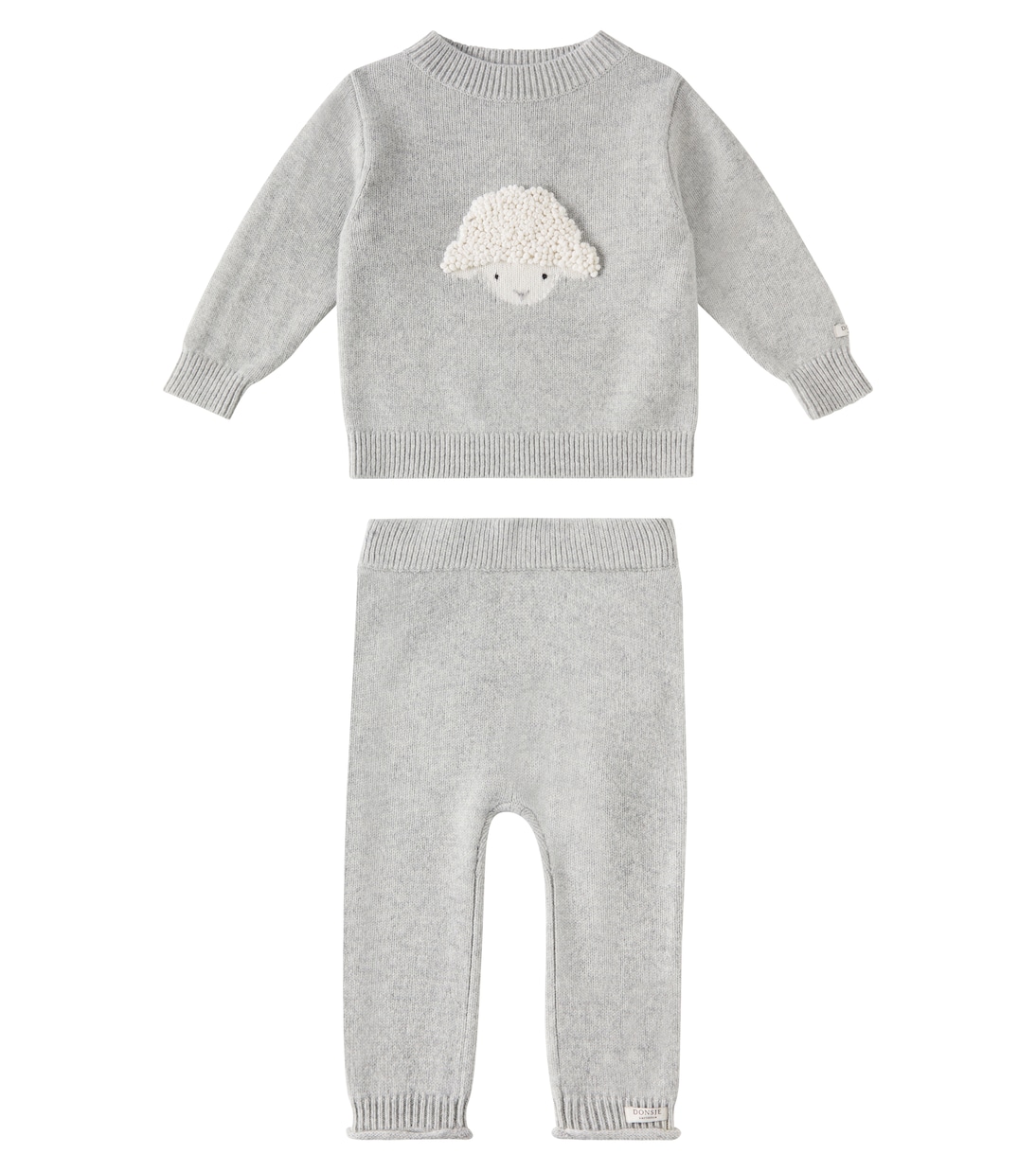 Baby Denn wool sweater and pants set | Donsje
