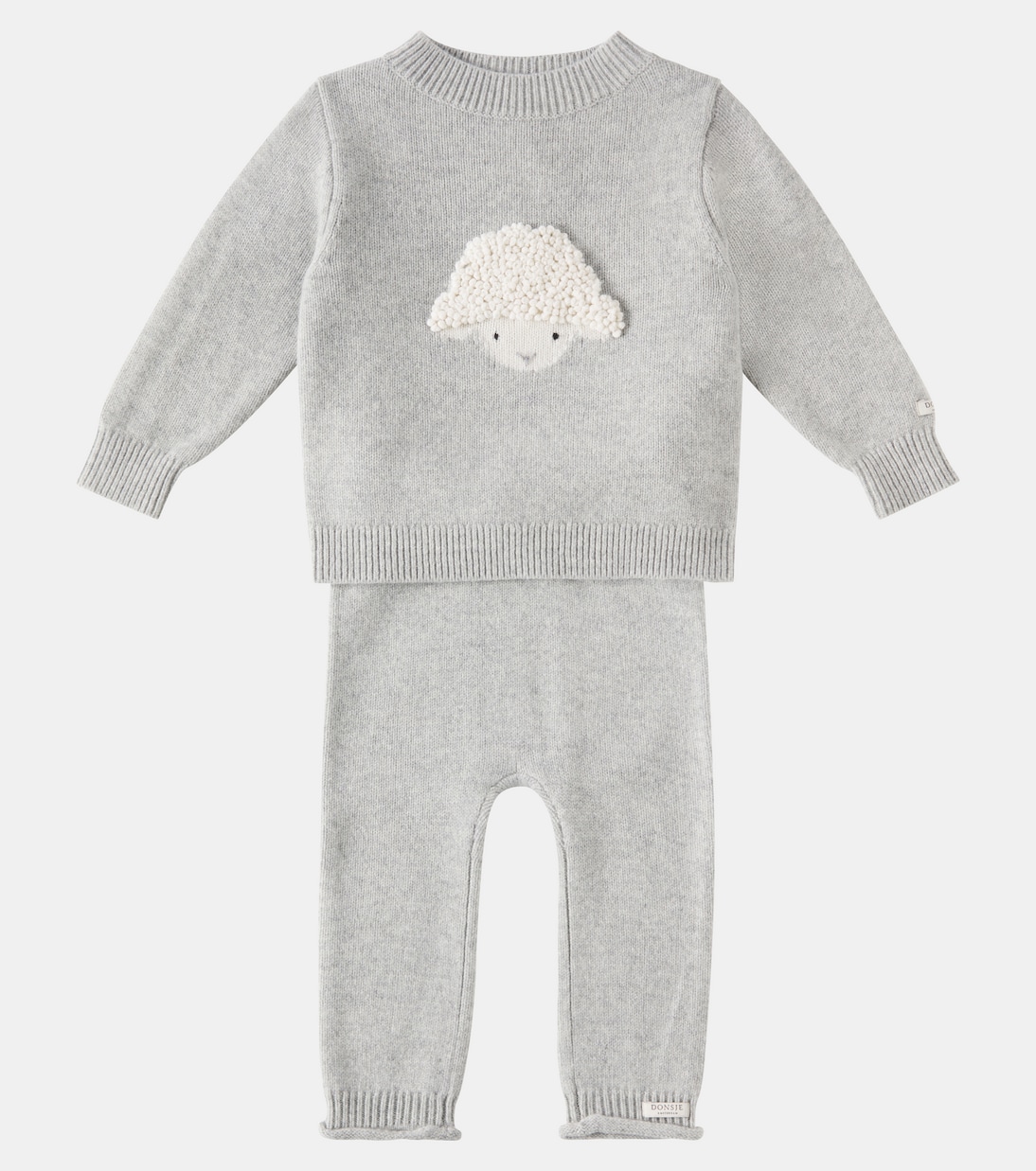 Baby Denn wool sweater and pants set | Donsje