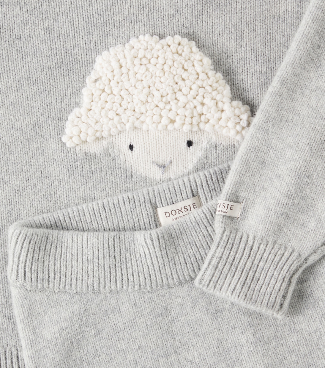Baby Denn wool sweater and pants set | Donsje