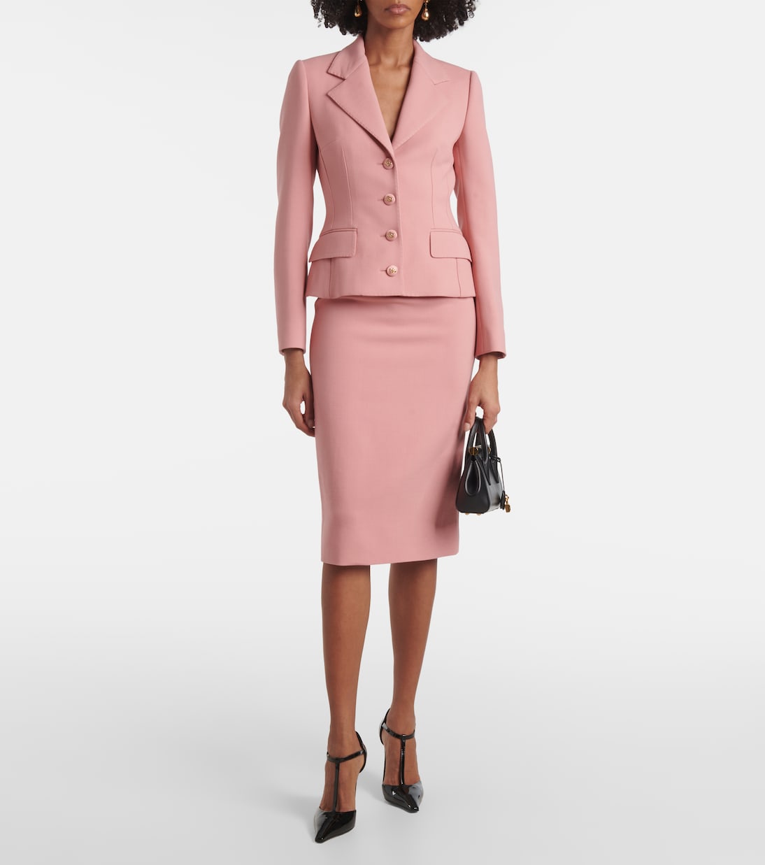 Jupe crayon DG en laine vierge | Dolce&Gabbana