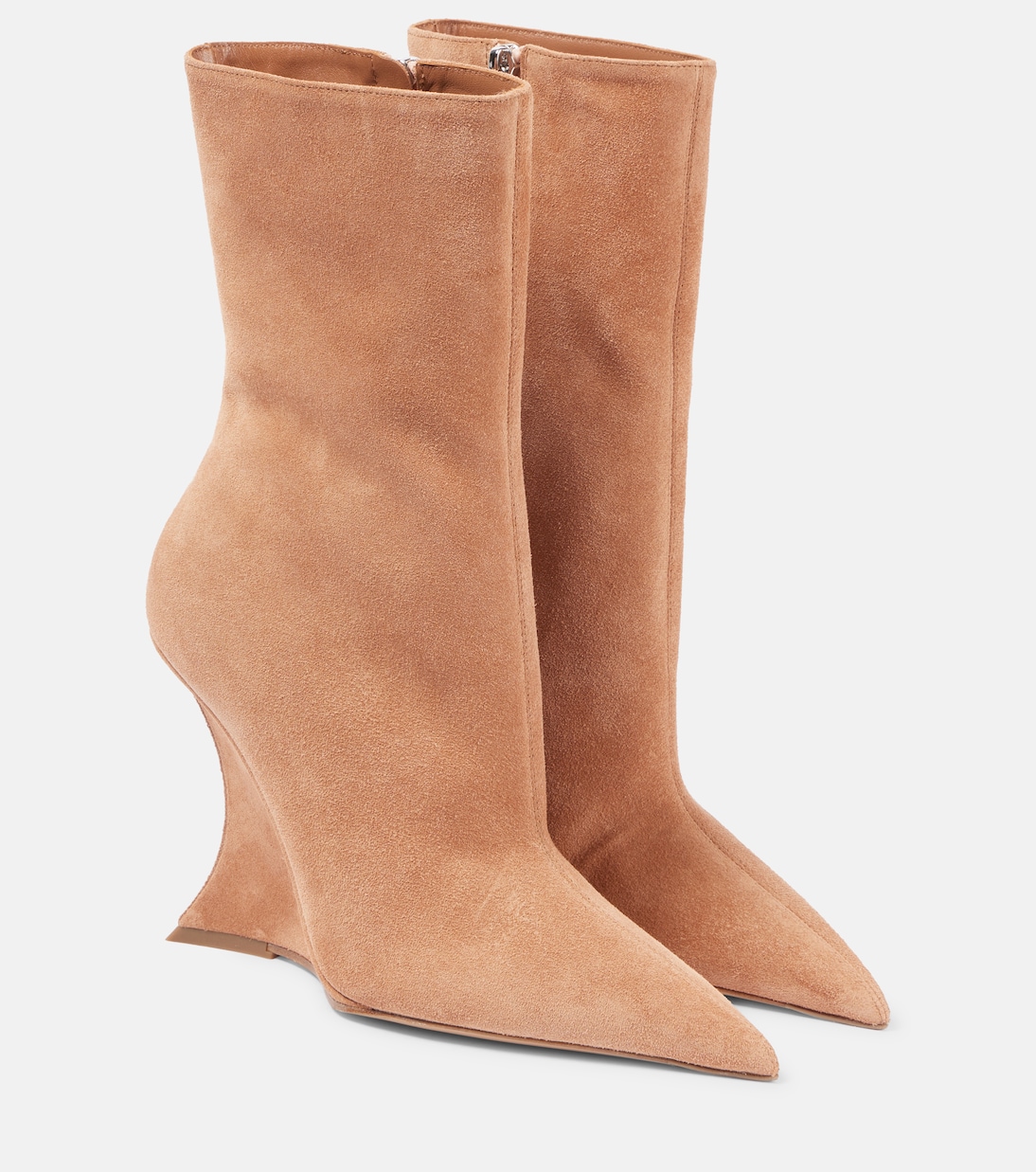 Bottines compensés Nina en daim | Paris Texas