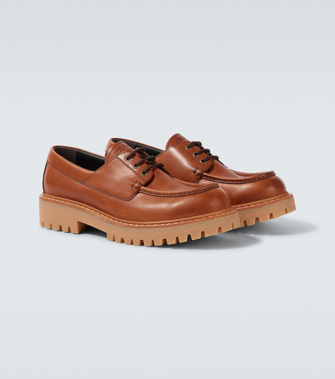 Schnürschuhe St. Moritz aus Leder | Prada