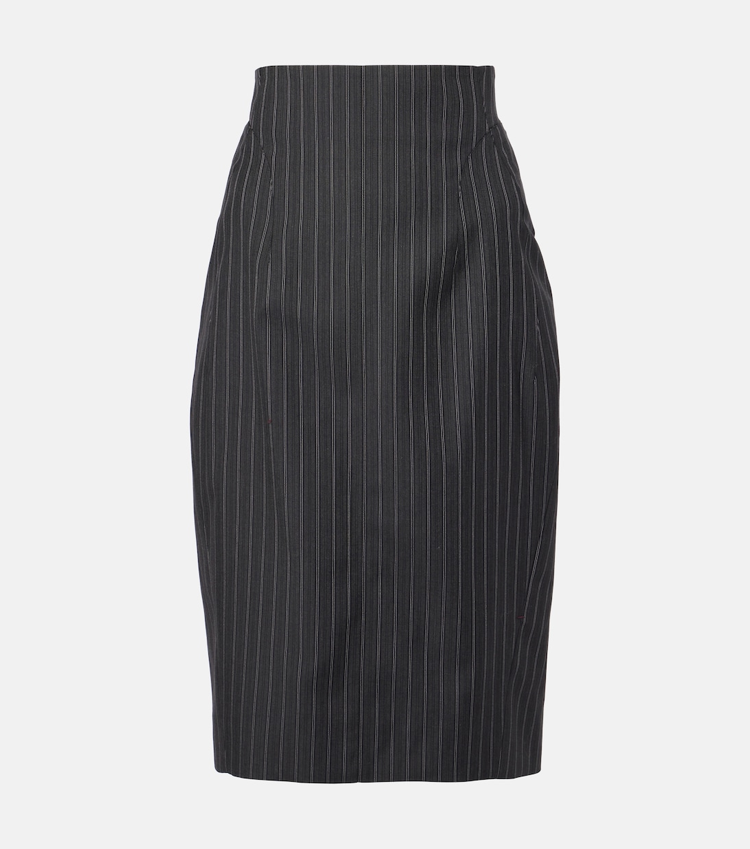 Falda midi de mezcla de lana | Mugler