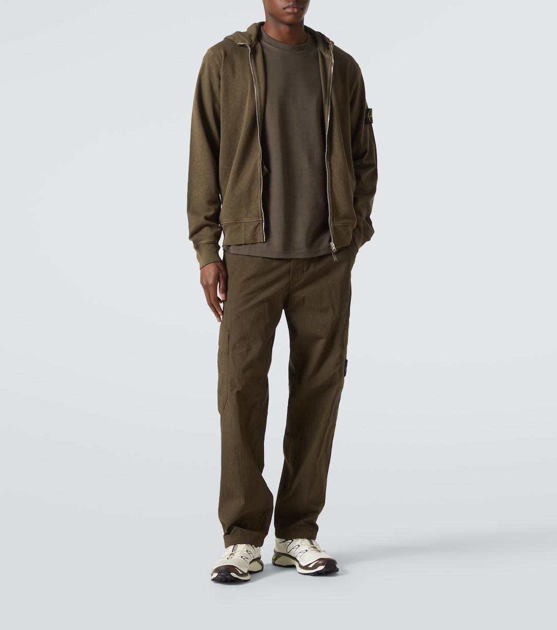Sudadera con capucha de algodón | Stone Island
