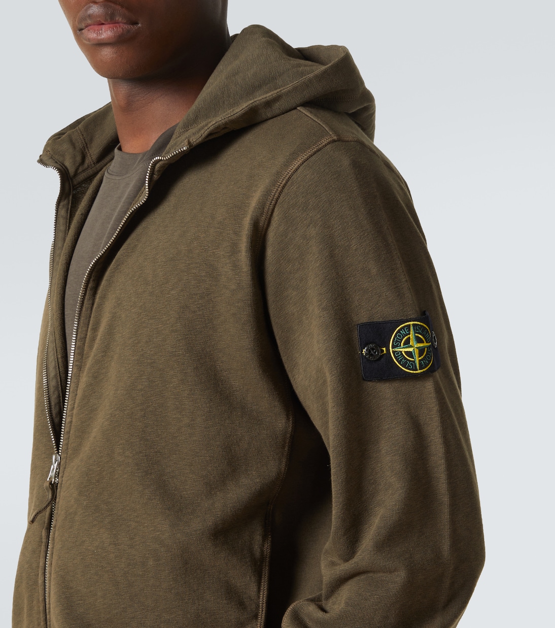 Sudadera con capucha de algodón | Stone Island