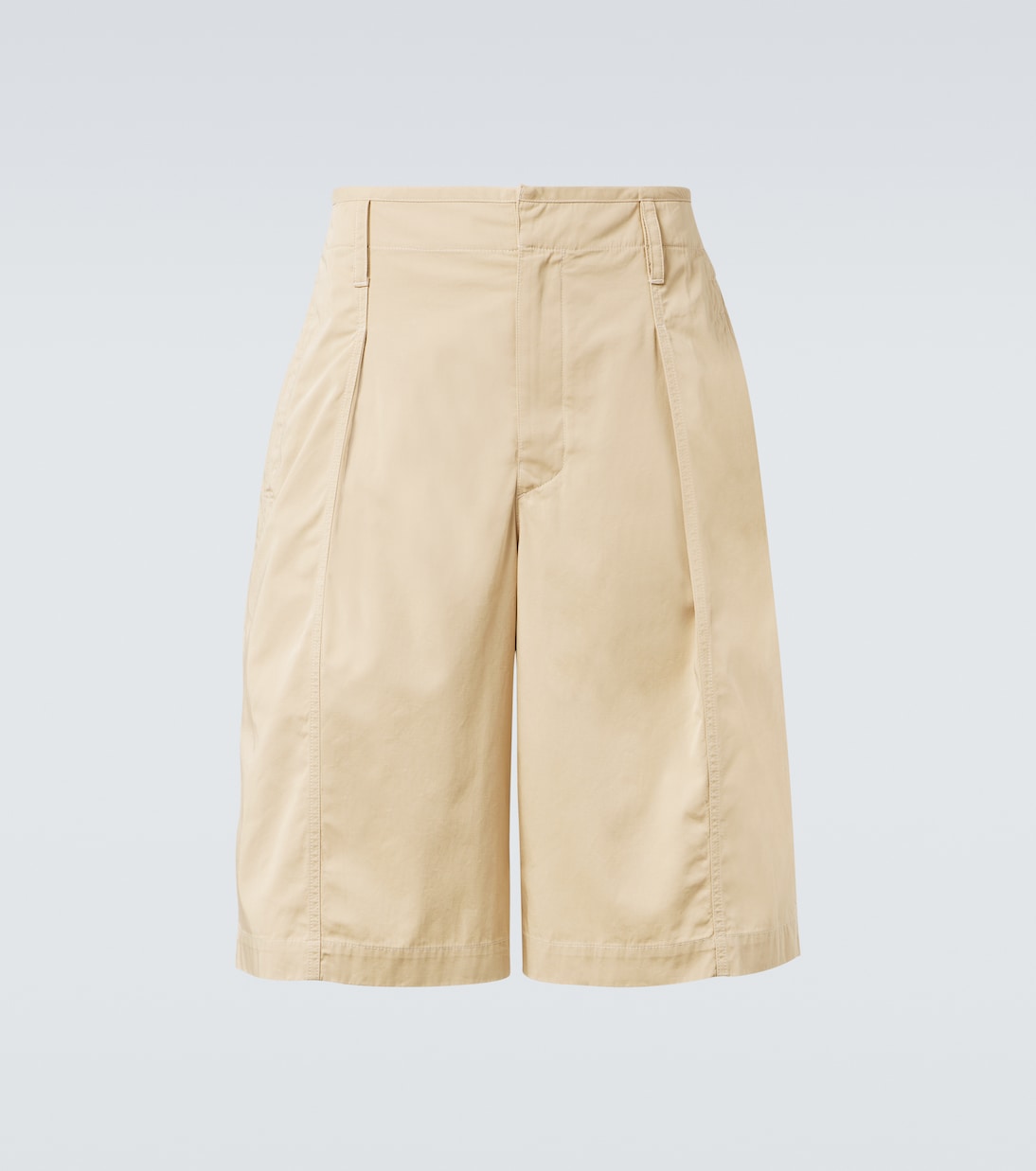 Bermuda-Shorts Maxi aus Baumwoll-Twill | Lemaire
