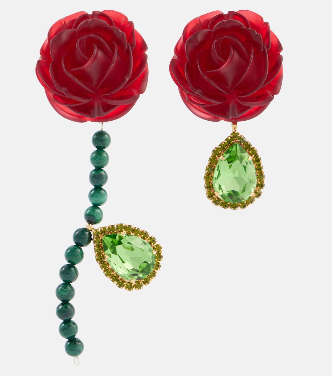 Orecchini in argento sterling con cristalli | Magda Butrym