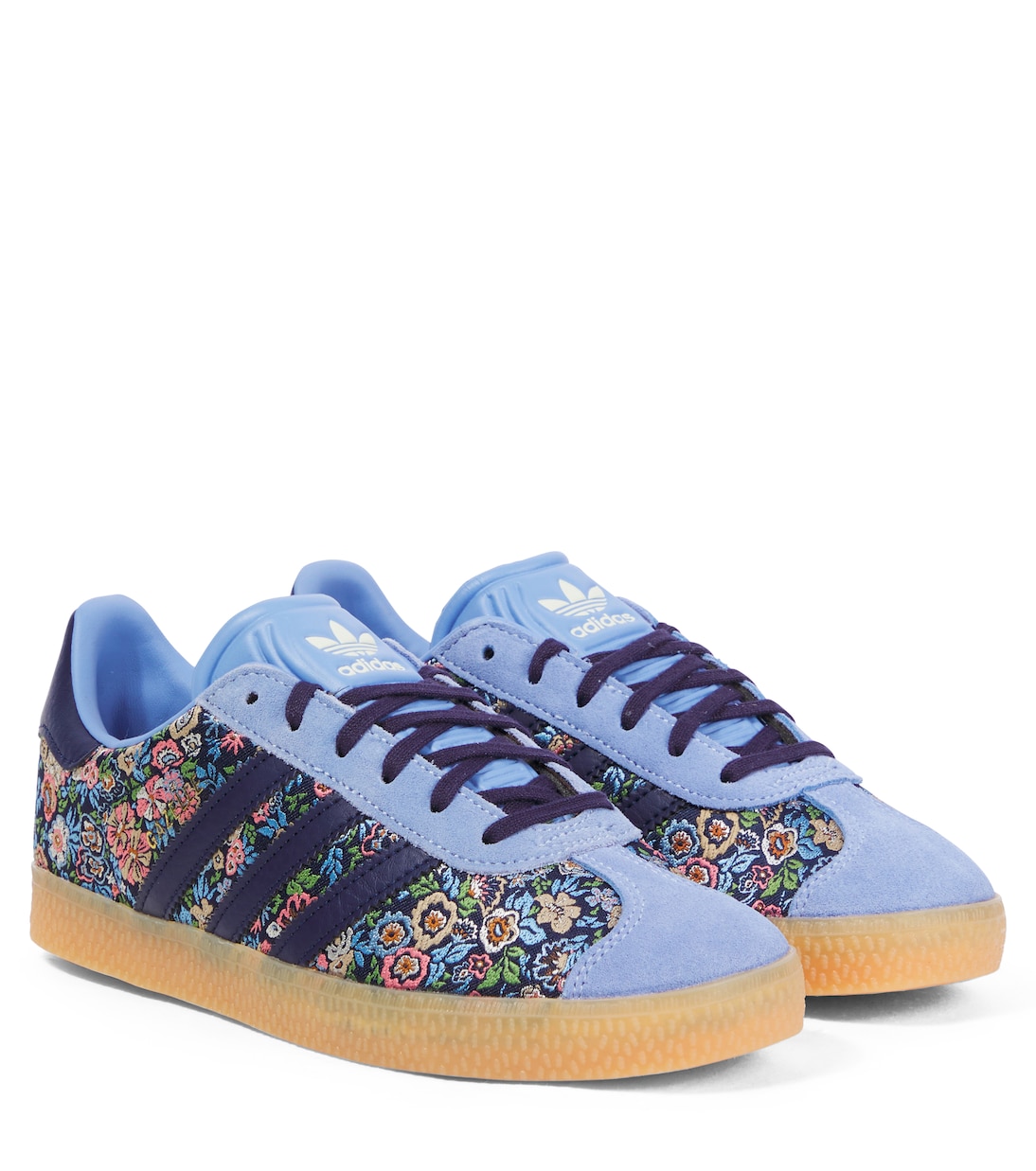 x Liberty London – Baskets Gazelle en cuir | Adidas Originals Kids