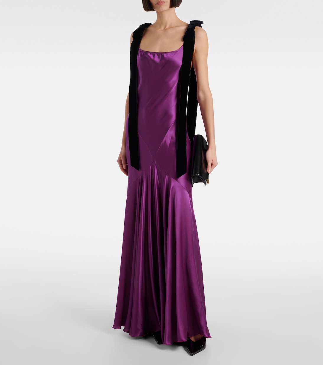Abito lungo in raso | Nina Ricci